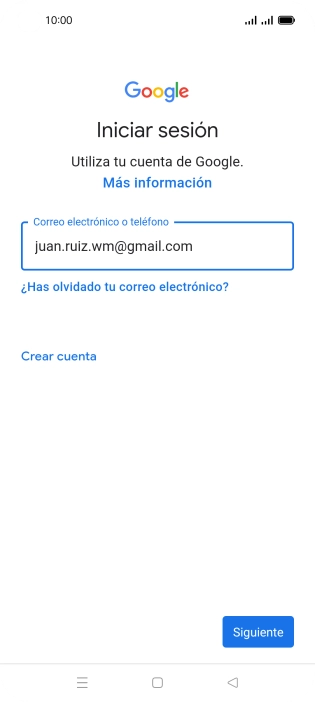 Pulsa Siguiente.