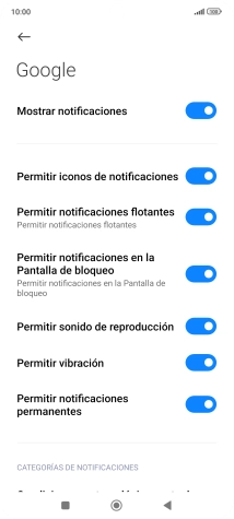 Pulsa el indicador junto a 
