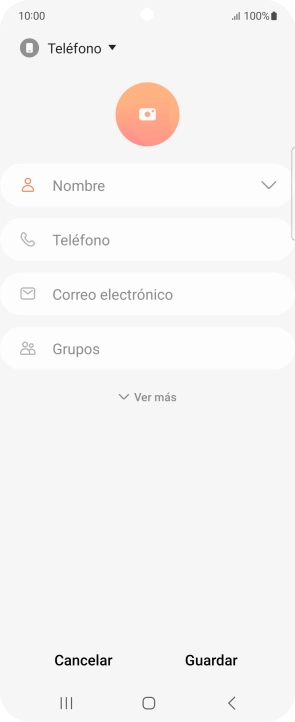 Pulsa la lista desplegable de la guía.