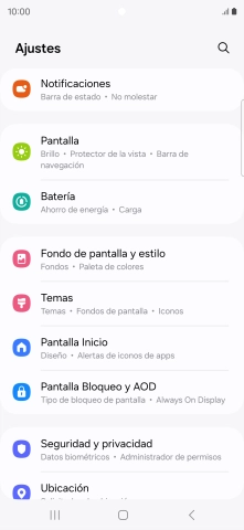 Pulsa Pantalla Bloqueo y AOD.