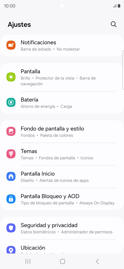 Pulsa Pantalla Bloqueo y AOD.