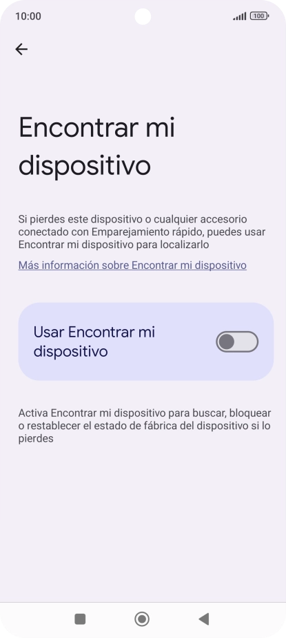 Pulsa el indicador junto a 