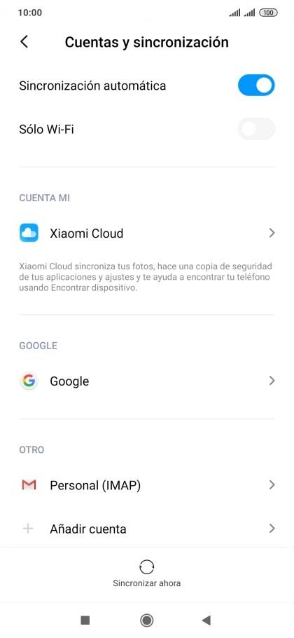 Pulsa la tecla de inicio para terminar y regresar a la pantalla de inicio.