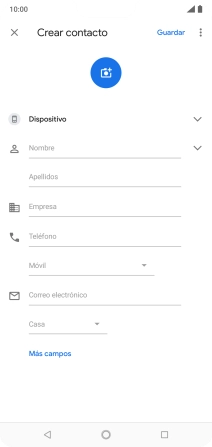 Pulsa Nombre e introduce el nombre deseado.