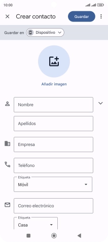 Pulsa Nombre e introduce el nombre deseado. Pulsa Nombre e introduce el nombre deseado.