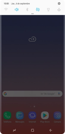 Pulsa el icono de ajustes.