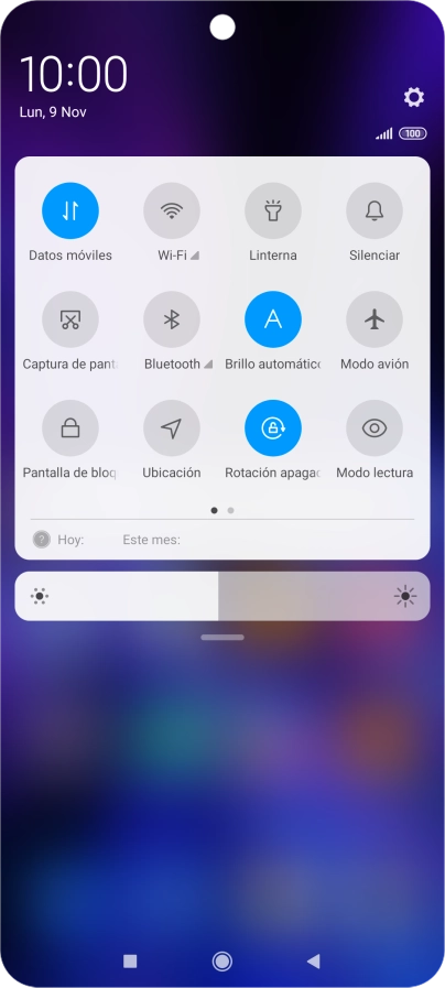 Pulsa el icono de ajustes. Pulsa el icono de ajustes.