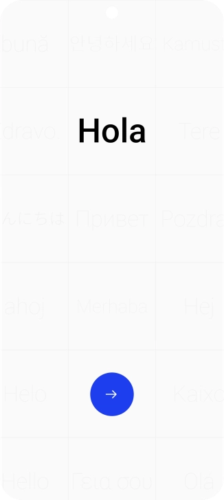 Pulsa la flecha hacia la derecha.