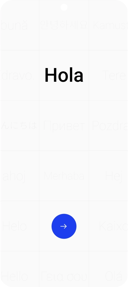 Pulsa la flecha hacia la derecha.