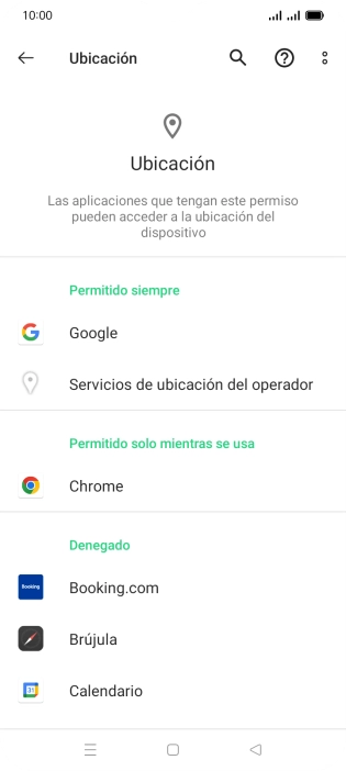 Pulsa la app deseada.