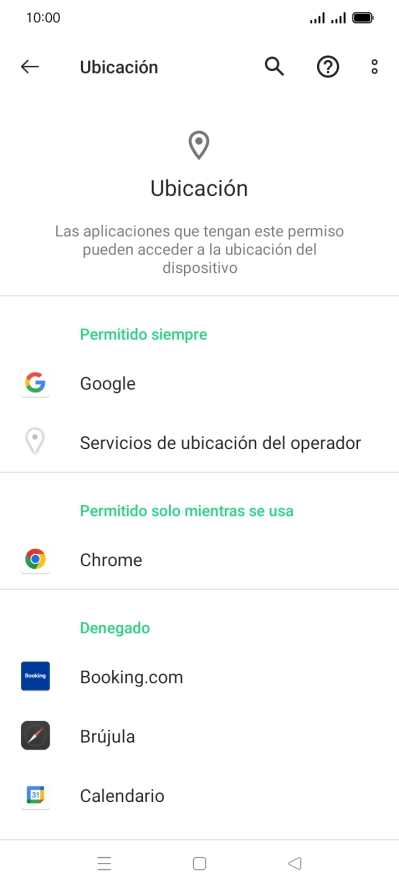 Pulsa la app deseada.