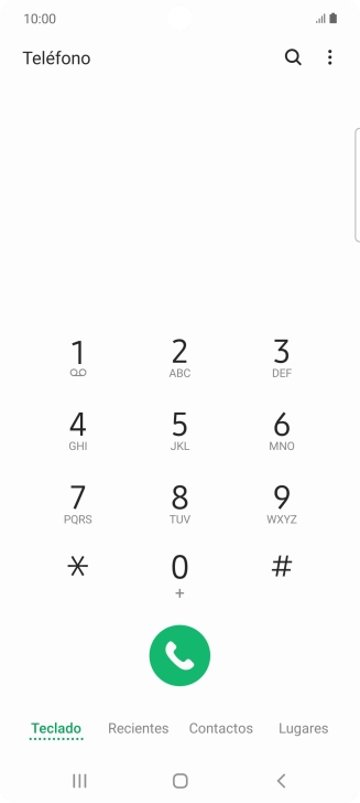 Pulsa el icono de menú.