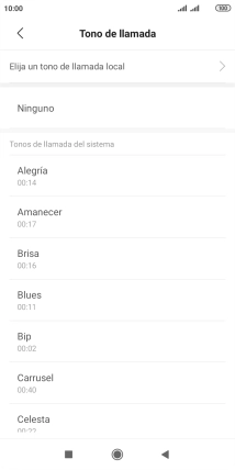 Pulsa la tecla de inicio para terminar y regresar a la pantalla de inicio.