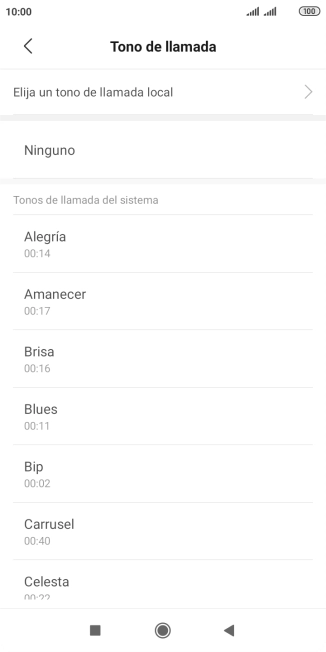 Pulsa la tecla de inicio para terminar y regresar a la pantalla de inicio.