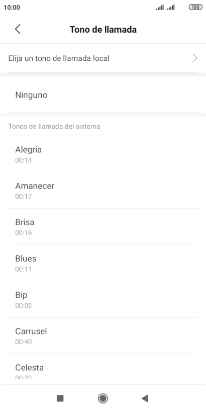 Pulsa la tecla de inicio para terminar y regresar a la pantalla de inicio.