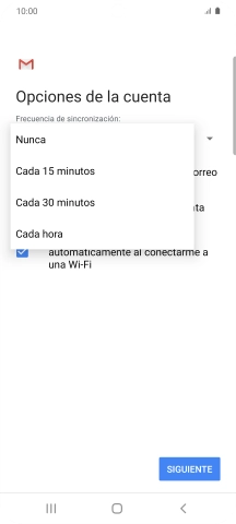 Pulsa el ajuste deseado.