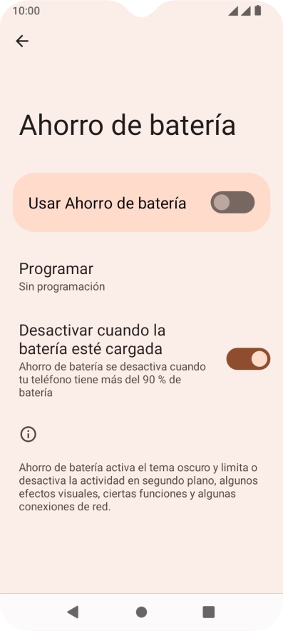 Pulsa el indicador junto a 
