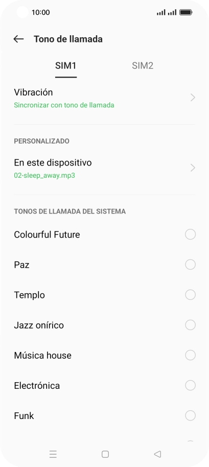 Pulsa la tecla de inicio para terminar y regresar a la pantalla de inicio.