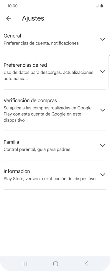 Pulsa Preferencias de red.