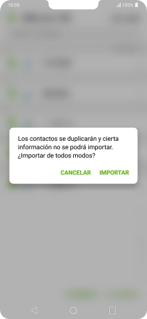 Pulsa IMPORTAR.