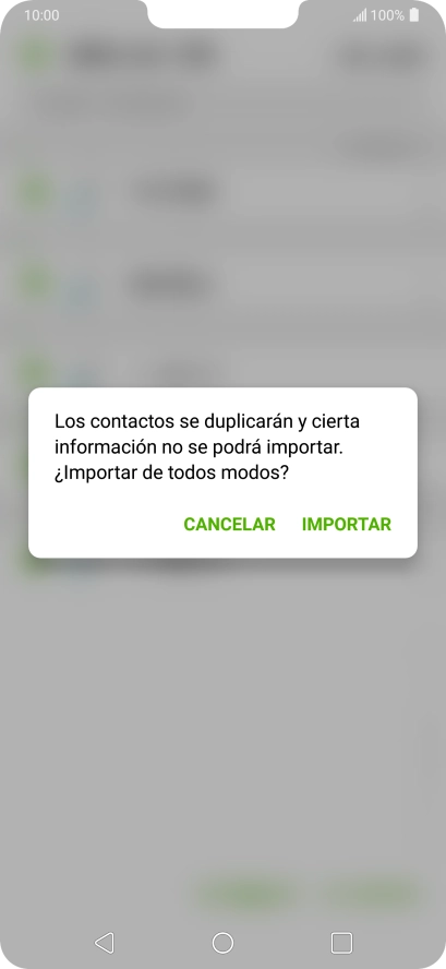 Pulsa IMPORTAR.
