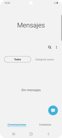Pulsa el icono de nuevo mensaje.