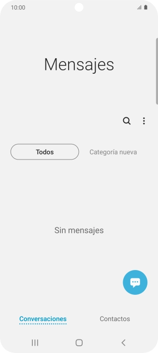 Pulsa el icono de nuevo mensaje.
