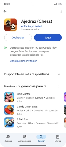 Desliza el dedo hacia arriba desde la parte inferior de la pantalla para terminar y volver a la pantalla de inicio.