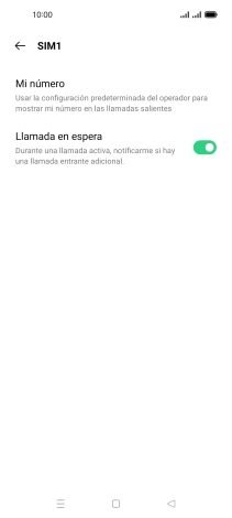 Pulsa el indicador junto a 