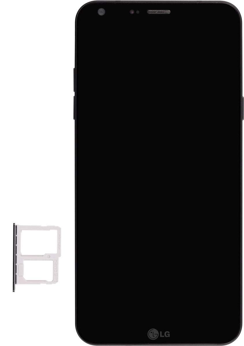 Gira la tarjeta SIM de modo que la esquina biselada de la tarjeta coincida con la esquina biselada de su contenedor.