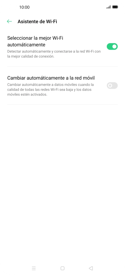 Pulsa el indicador junto a 