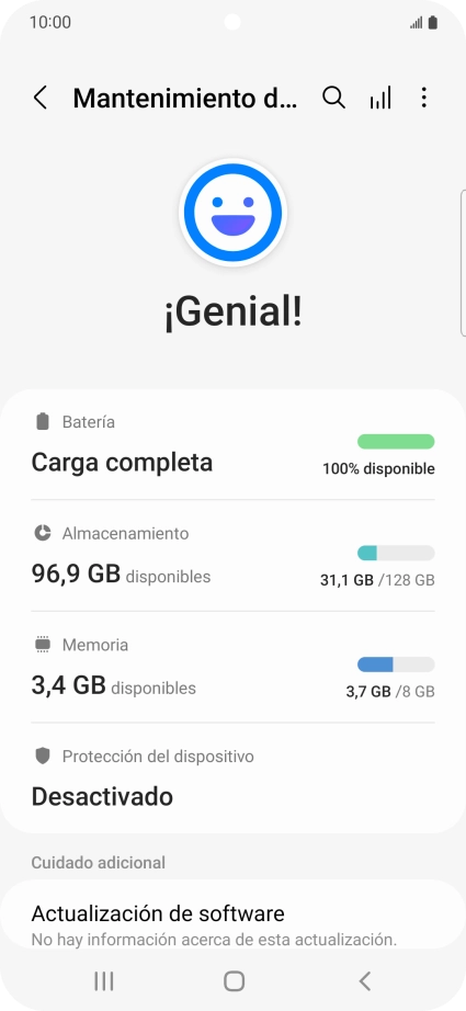 Pulsa Batería.