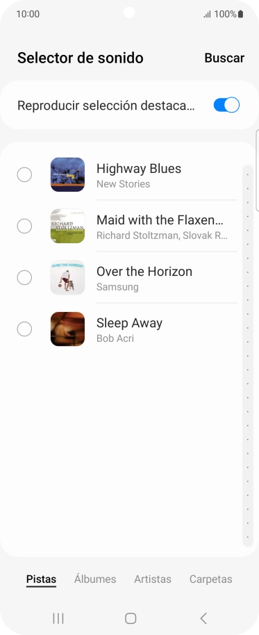 Pulsa los timbres de llamada deseados para escucharlos. Pulsa los timbres de llamada deseados para escucharlos.