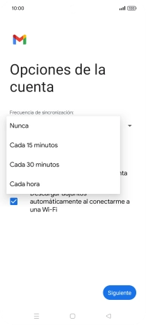 Pulsa el ajuste deseado.