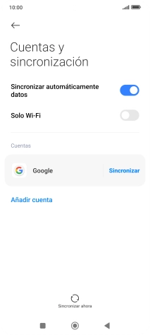 Pulsa Añadir cuenta.
