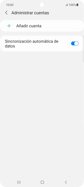 Pulsa Añadir cuenta.