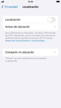Pulsa el indicador junto a 