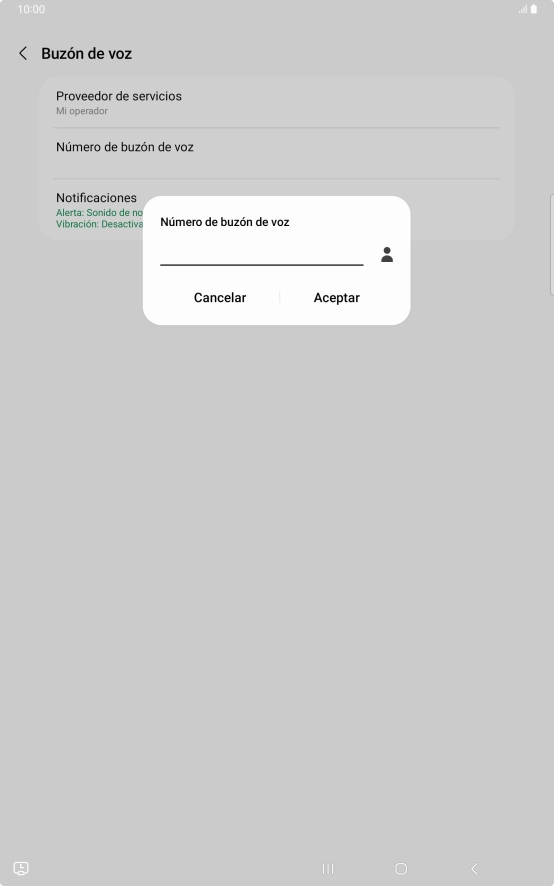 Introduce 22177 y pulsa Aceptar.