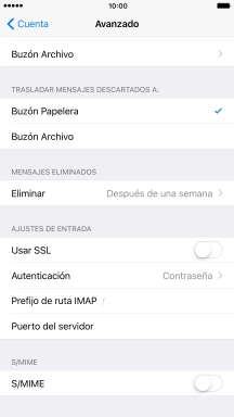 Pulsa el indicador junto a 