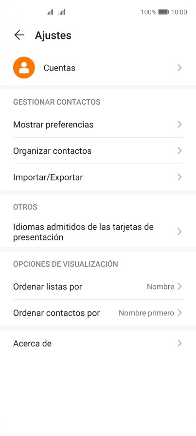 Pulsa Importar/Exportar.