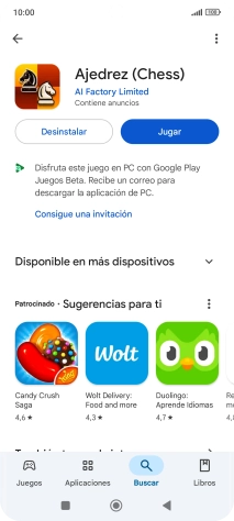 Pulsa la tecla de inicio para terminar y regresar a la pantalla de inicio.