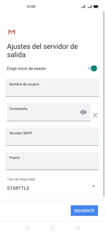 Pulsa el indicador junto a 
