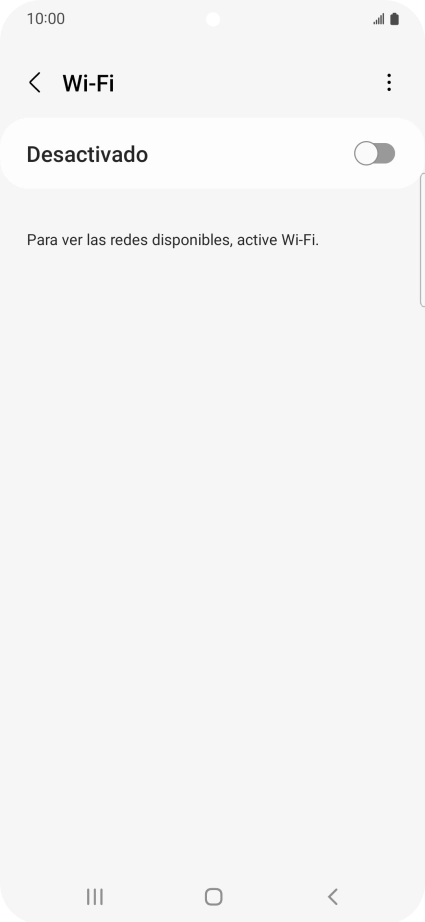 Pulsa el indicador para activar la función.