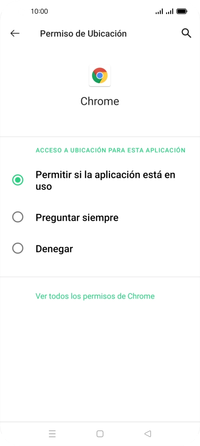 Pulsa el ajuste deseado.