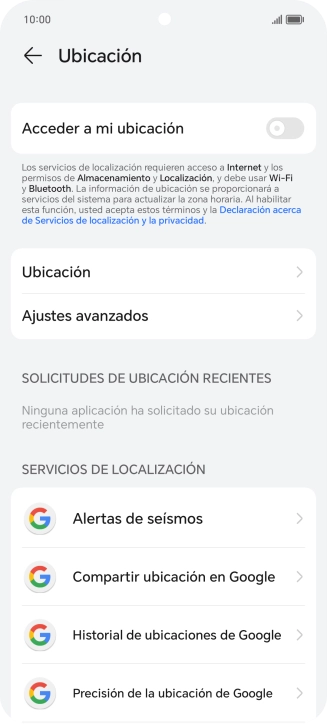 Pulsa el indicador junto a 