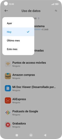 Pulsa el ajuste deseado.