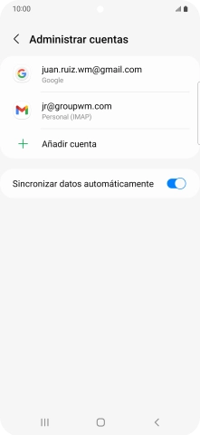 Pulsa la tecla de inicio para terminar y regresar a la pantalla de inicio.