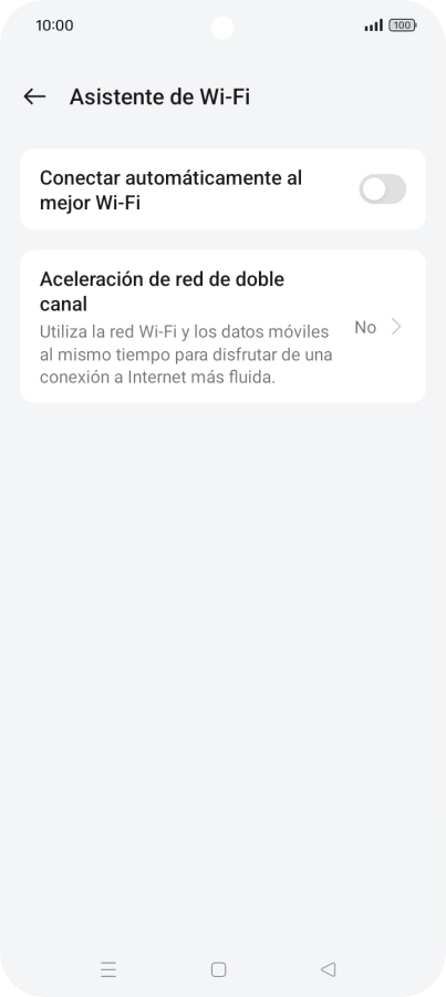 Pulsa el indicador junto a 