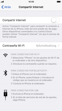 Pulsa el indicador junto a 