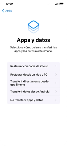 Puedes transferir el contenido de otro teléfono Android cuando el teléfono se activa antes de utilizarlo por primera vez y cuando lo restableces. Cuando aparece esta imagen de pantalla, el teléfono está listo para la transferencia de contenido desde otro teléfono Android. Puedes transferir el contenido de otro teléfono Android cuando el teléfono se activa antes de utilizarlo por primera vez y cuando lo restableces. Cuando aparece esta imagen de pantalla, el teléfono está listo para la transferencia de contenido desde otro teléfono Android.